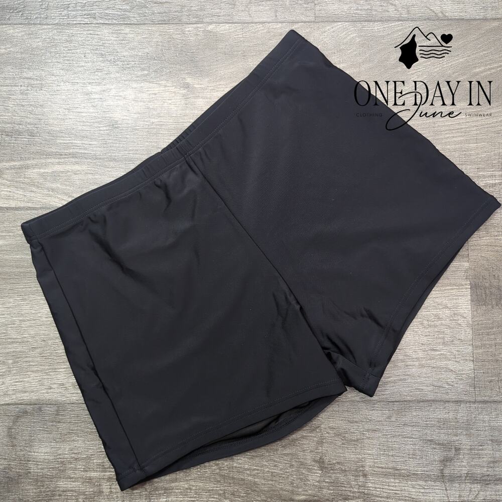 Yonique Boyshort Bikini Bottom Size L